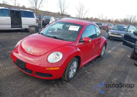 2009 Volkswagen New Beetle 2.5L из США, поврежденный, VIN 3VWPW31C29M514852